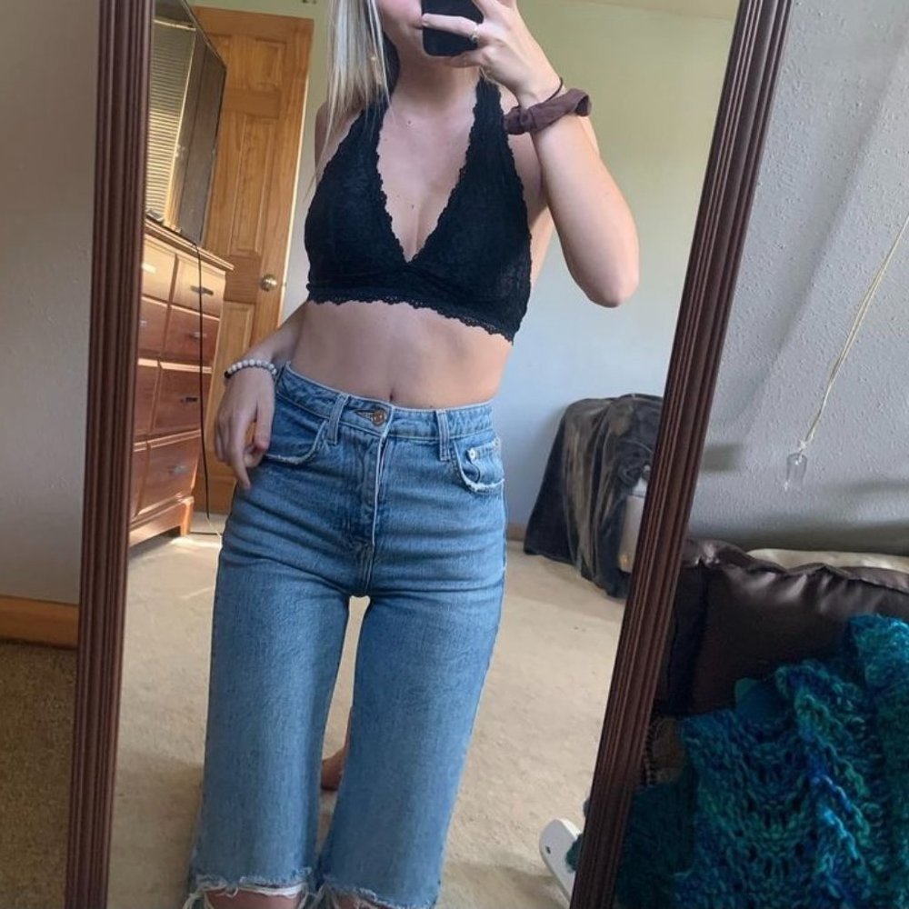 Black Halter Bralette